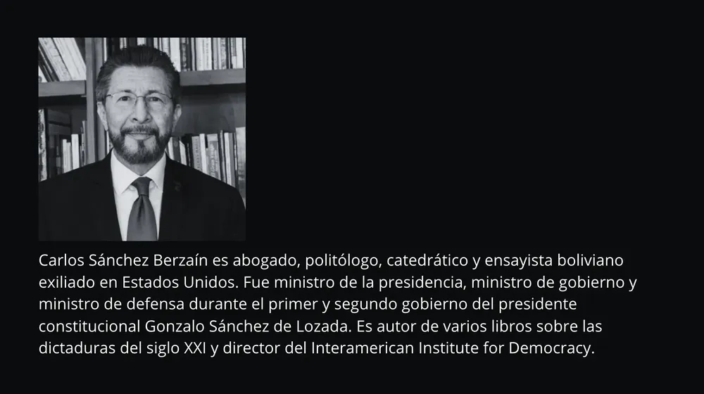 carlos sanchez berzain PERFIL