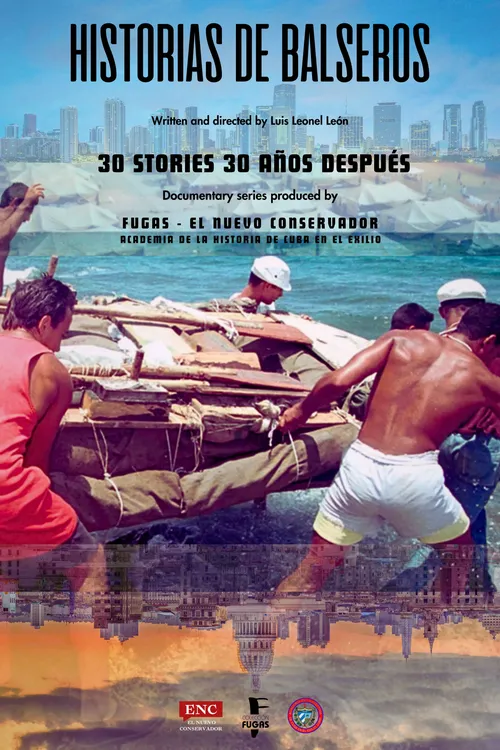 Cartel Serie Balseros OK con Logos