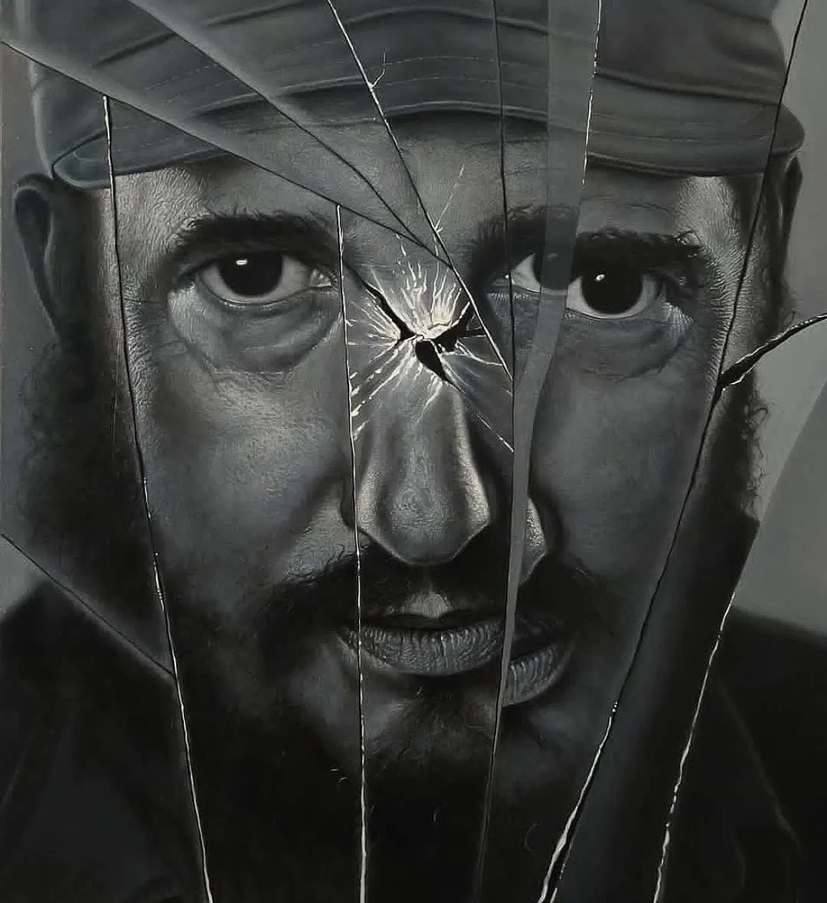 OBRA JULIO LORENTE -  ''Magic Mirror'' (2022) óleo:lienzo, 63 x 57 CM